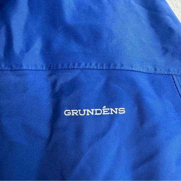 Grundens Vintage Rain Gear Jacket Blue Size Large - Picture 10 of 13